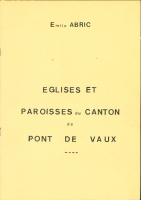 Recueil Eglises et paroisses du canton de Pont de Vaux